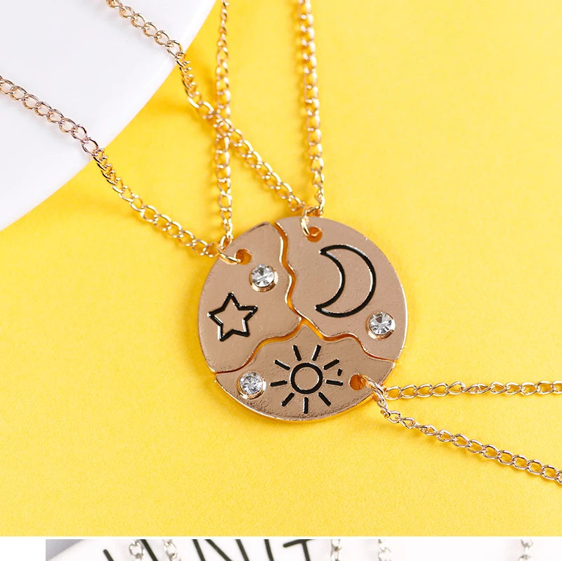 3/4 freind necklaces