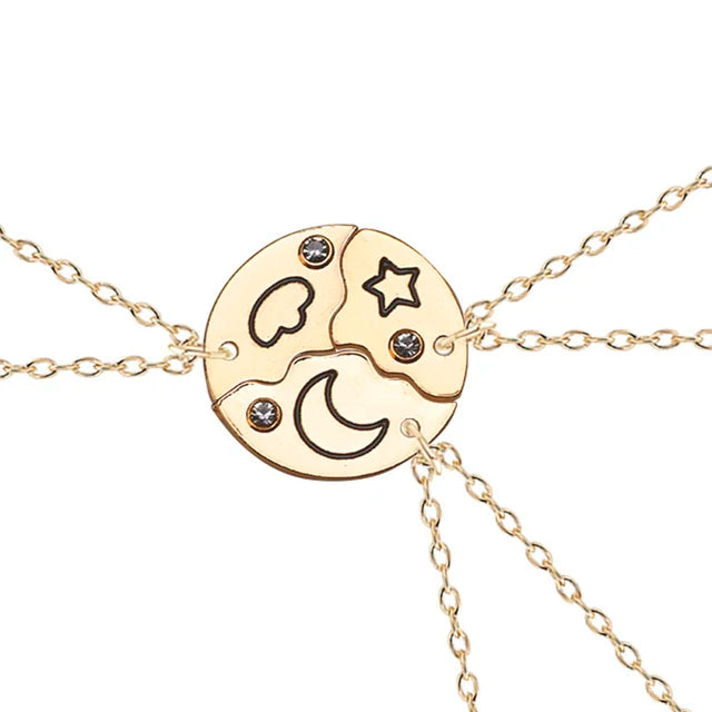 3/4 freind necklaces